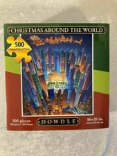 Eric Dowdle Puzzle "Christmas Around the World" COMPLETE 500 Pieces Made USA