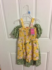 BRAND NEW GIRLS SIZE 6-6X 2 PACK ZUNIE GIRL ROMPERS