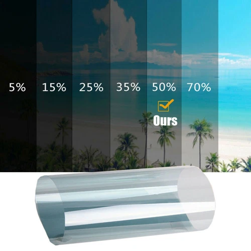 50% Window Tint Photochromic Film Solar Protection Car Window Film Sheet - Picture 6 of 6