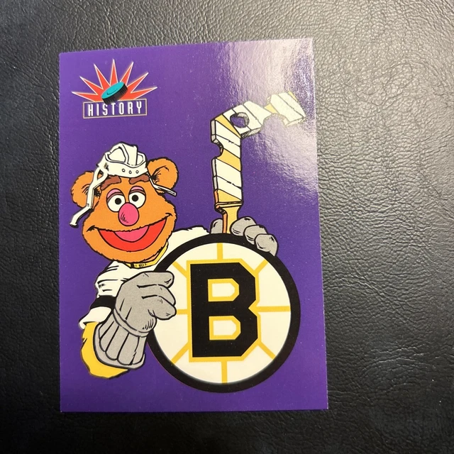 Jb6d 1994 Jim Henson’s Muppets Take The Ice #54 Boston Bruins Fozzie Bear
