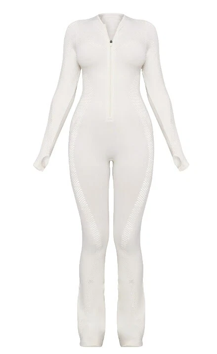 Macacões e Jardineiras macacão Branco Regular para mulheres