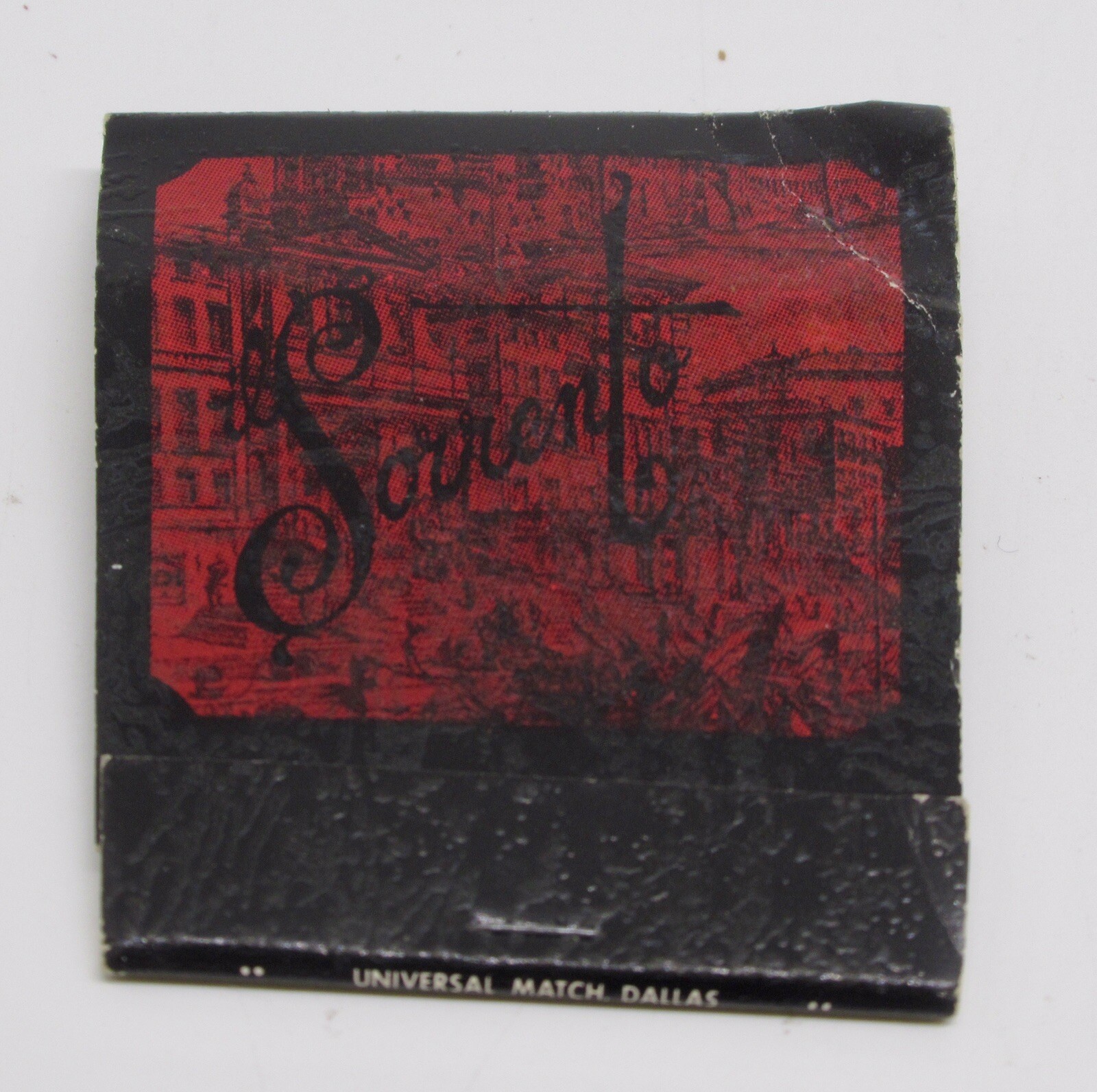 Sorrento Magnifico Venezio Room Restaurant Dallas TX Matchbook Mario