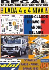 DECAL LADA NIVA 4x4 JEAN-CLAUDE BRIAVOINE PARIS DAKAR 1983 (06)