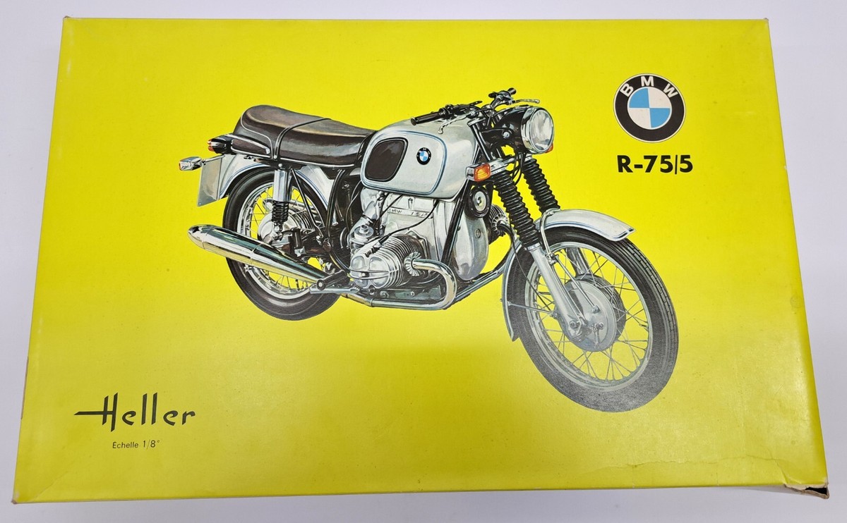 完成品 1/8 heller BMW R75/5　26センチ 1/8 Heller BMW R-75/5 1973/1974 - Work In Progress
