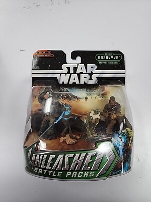 Star Wars : Episode 3 - Unleashed Battle Packs Battle of Kashyyyk Felucia - NEW