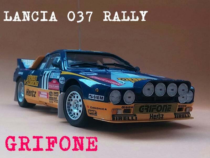 Rare kit Hasegawa 1/24 model kit Lancia 037 Rally Grifone from