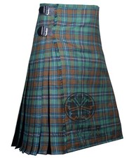 Scottish Handmade Traditional County Kerry Tartan 8Yard kilt for Men Custom Size