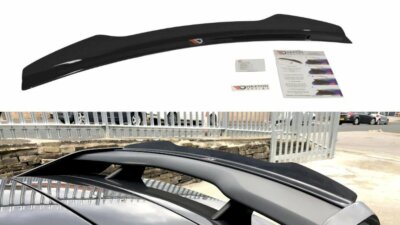 Spoiler Wing Extension V2 Maxton Design Gloss Black For Ford Focus 3 Rs