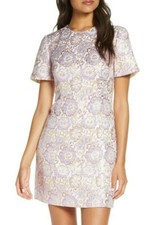 $258 New Lilly Pulitzer Gail Shift Dress Light Lilac Verbena Blooming 0 2 4 14