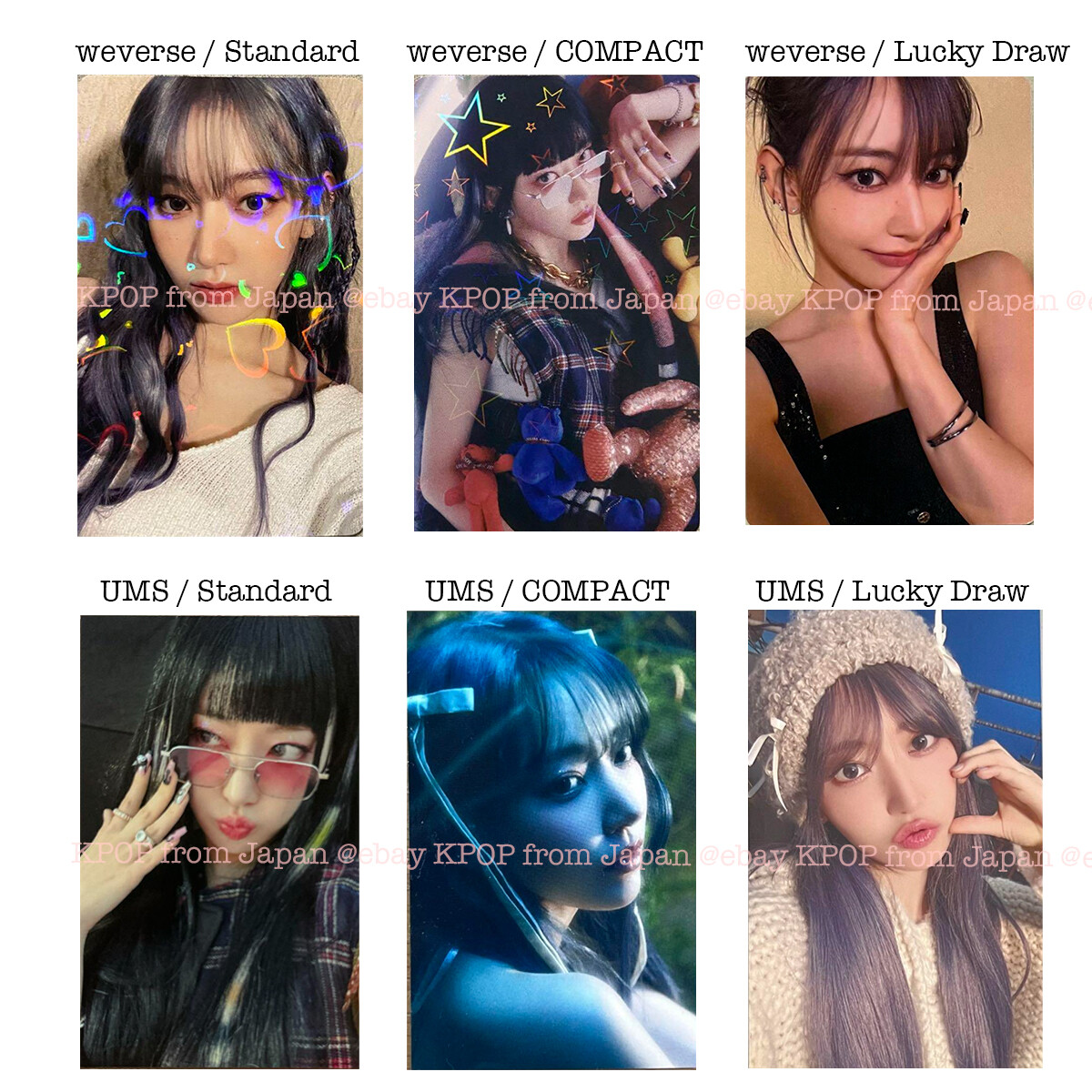 SAKURA LE SSERAFIM EASY JAPAN Weverse UMS Lucky Draw POB SAKURA LE SSERAFIM EASY JAPAN Weverse UMS Lucky Draw POB