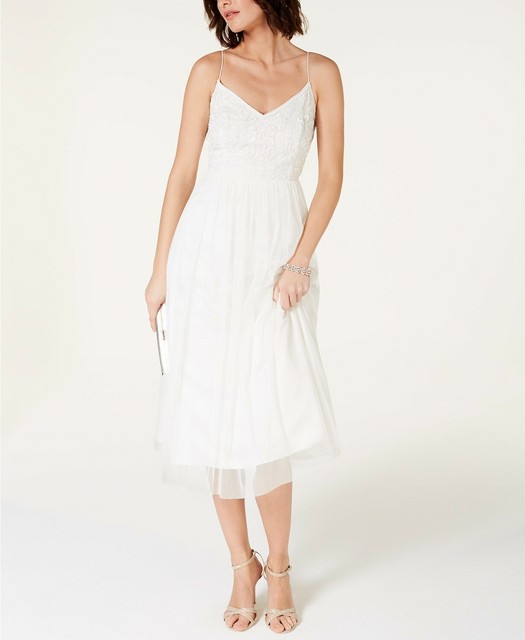 adrianna papell midi dress