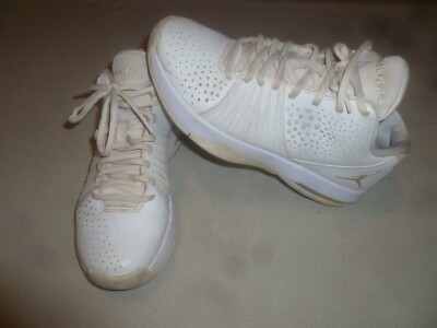 NIKE AIR JORDAN 5 AM SHOES 807546-120 SIZE 8.5 MENS WHITE BASKETBALL SNEAKERS