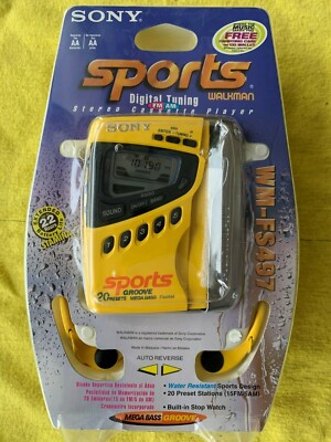 Sony WMFS497 Sports Cassette Walkman Player - NEW | eBay