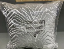 Croscill NOVA Silver Fashion Pillow, 18" X 18", NIP