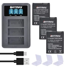 Batmax BT-GP301 4pk 1250mAh Batteries For GoPro Hero 3