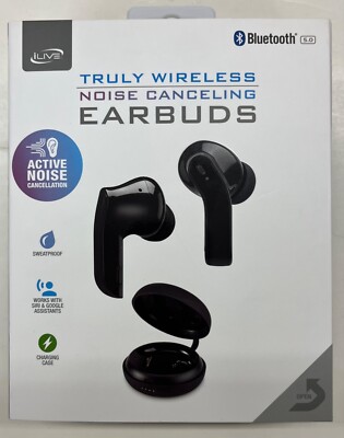 iLive Truly Wireless Noise Canceling EARBUDS (IAEBT600B)