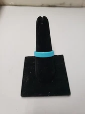 GROOVE RING Zeus Aqua Thin SIZE 9