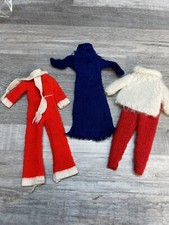 Vintage Barbie Doll Clothes Lot Homemade Some Crocheted/Knit May Need Repair