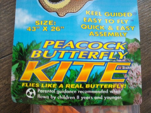 New Sealed Vintage Gayla Kite Peacock Butterfly Stock #841 RARE 43” Wingspan ‘02 - Picture 4 of 8