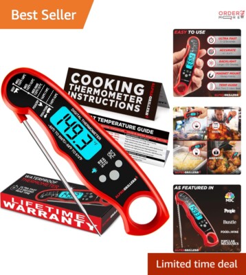 Digital Meat Thermometer Plastic Instant Read Probe Kitchen Cooking Grilling