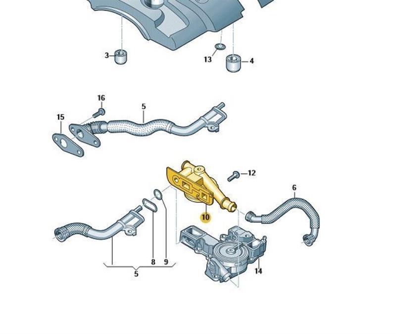 Original Druckregelventil Ventil Entlüftung Audi A3 Seat Altea  