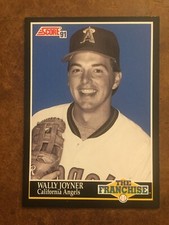 Wally Joyner 873 The Franchise Score 1991 MLB Baseball Trading Card