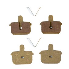 2 Pairs of Semi Metallic Bike Disc Brake Pads Compatible with Shimano SRAM MTB