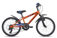 BICI TORPADO MTB JUNIOR T630 PUMA MOUNTAIN BIKE 20'' BAMBINO 6V ACCIAIO ARANCION