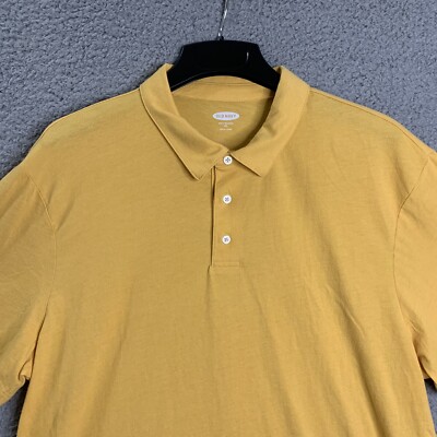 philme polo  navy×yellow size4 Polo By Ralph Lauren Polo Shirt Mens Navy Blue & Yellow