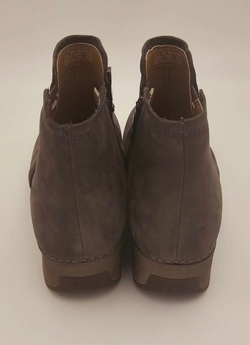 Size 12 Womens / EUR 42 Dansko Caley Milled Nubuck Chelsea Wedge Boots Grey NWOT - Bild 3 von 7