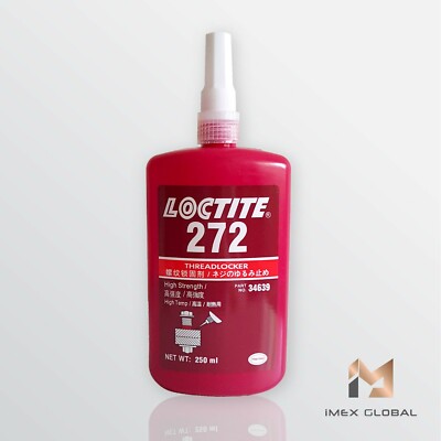 10 Bottles 272 Red Threadlocker High Strength 250ml FREE SHIPPING & TRACKING