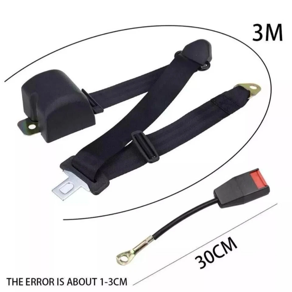 Pack de 2 cinturones de seguridad Fiat fácil instalación seguro mejor calidad Foto 4 de 4