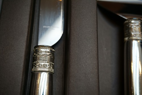 Vera Wang & Wedgwood Cake Knife and Sever Set *Stainless Steel * Infinite Love - Picture 5 of 12