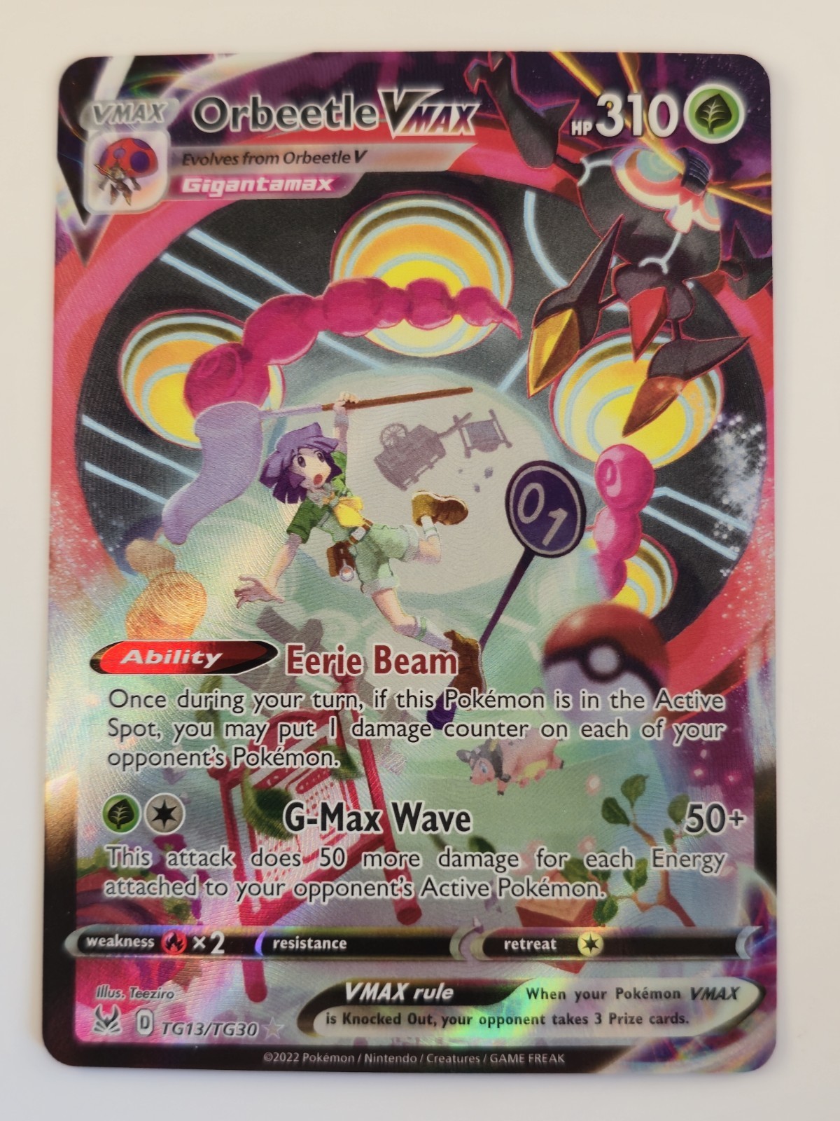 Orbeetle VMAX TG13/TG30 Swsh11: Lost Origin Trainer Gallery Holo
