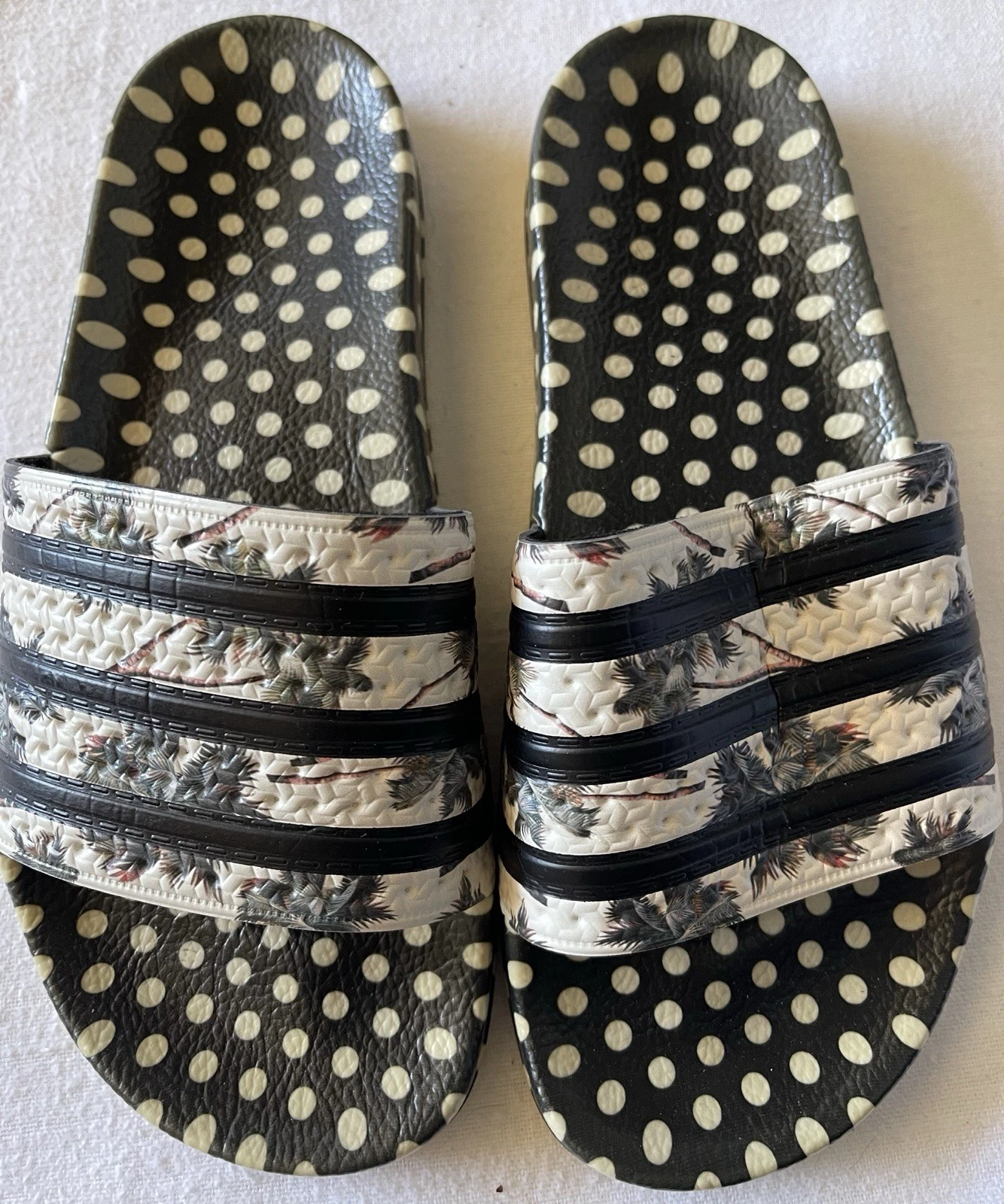 ADIDAS Aqua Slides donna 6 palme e pois us intime ottimeioni