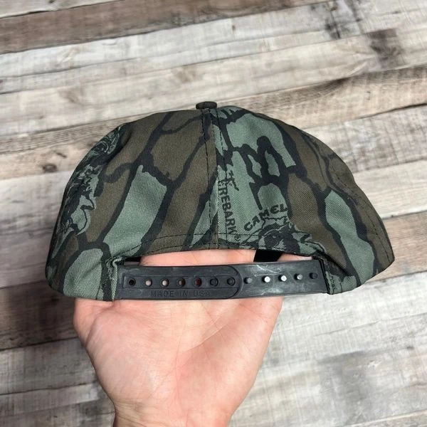 Gorra de Caza Camel Cigarrillo Snapback Adulto Ajustable De Colección Camuflaje Rebark Foto 2 de 4