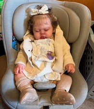 Weighted 24in Realistic Reborn Baby Doll Toddler Hand-Rooted Hair Boy Girl Toys