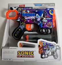 Zuru X-Shot Menace Super Speed Skins Sonic the Hedgehog - Ages 8 NEW