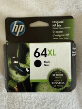 HP 64XL Genuine Original Black Ink Cartridge Inkjet for HP Printers