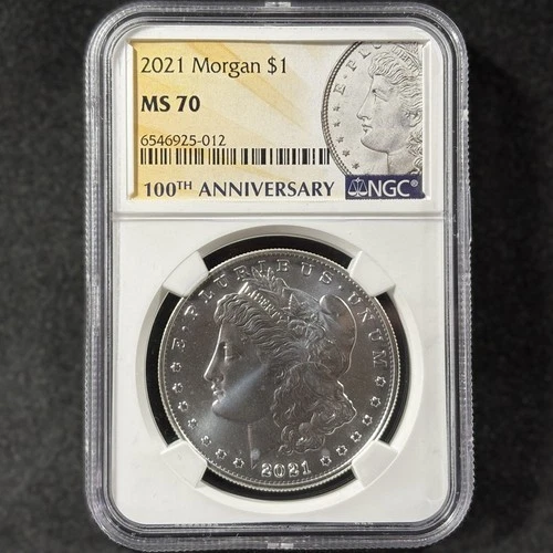 2021 Morgan Silver Dollar 100th Anniversary Philadelphia NGC MS 70