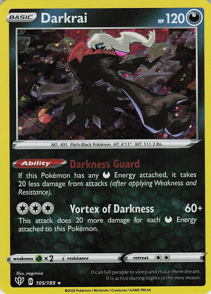 Darkrai - (Cosmos Holo) Promo Miscellaneous Cards & Products 105/189 NM Holo