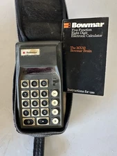 Bowmar MX50 Vintage Calculator with Case Tested and Working
