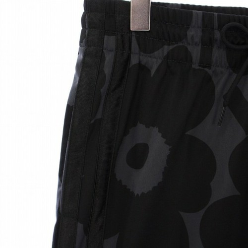 adidas Marimekko Snap Pants Easy Slacks Elastic Waist Side Buttons Floral Used 0 - Picture 5 of 8