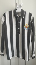Newcastle United Vintage TOFFS Old Fashioned Football Shirt Co Retro L/XL Top