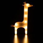 Northlight 11.5" LED Lighted Yellow Giraffe Marquee Sign