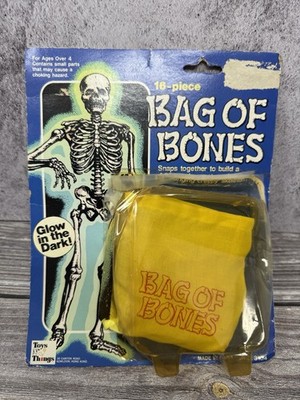 Bag Of Bones Toys N Things Version 1980's Vintage Toy Cut Crushed