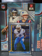 2025 Topps Chrome Omarion Hampton Rookie Pulsar Parallel Los Angeles Chargers