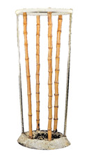Artis Bamboo & Cast Iron Umbrella Stickstand Antique British