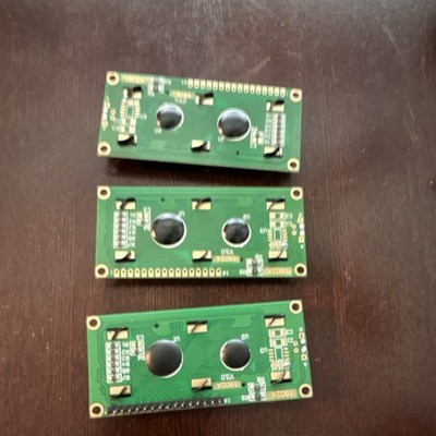 Weewooday 1602A LCD Character Display Module Green Rectangular Lens