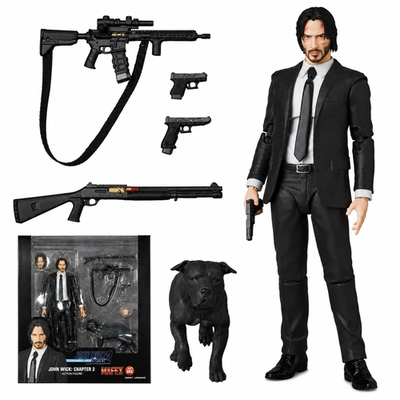 #ad #ad John Wick Chapter 2 Action Figure w Dog PVC Collectible Toy Gift for Fans NEW $27.99